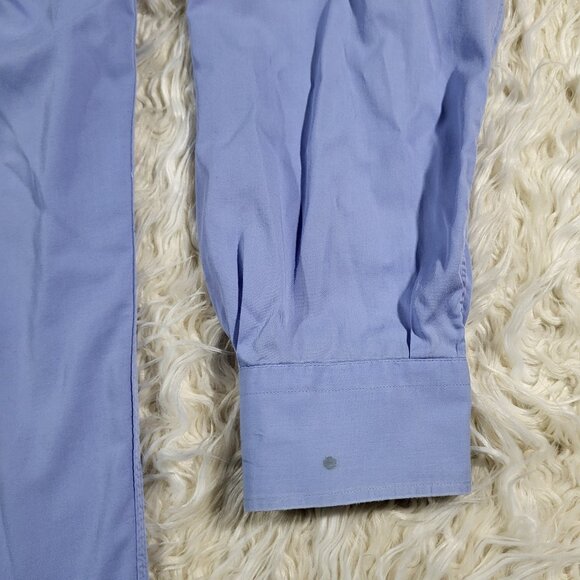 Burberry London Button Down Long Sleeve Blue Shirt - Size M - Picture 14 of 16